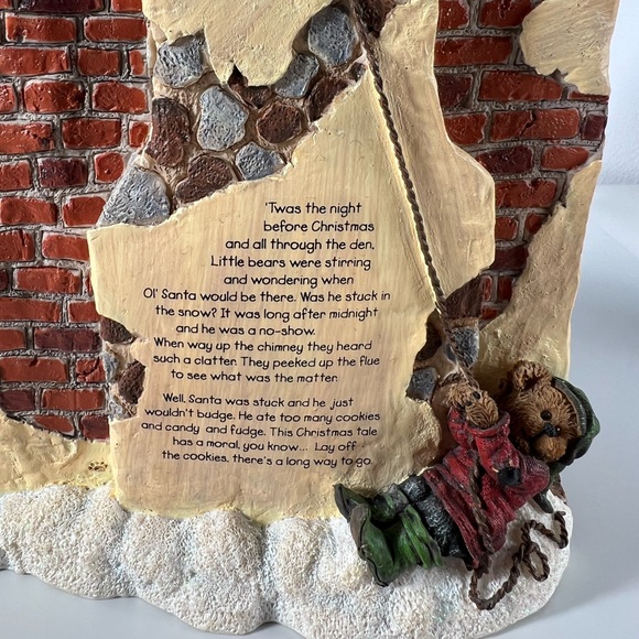 Boyds Bear Light Up Twas The Night Before Christmas 1st Edition WORKING - Picture 6 of 14